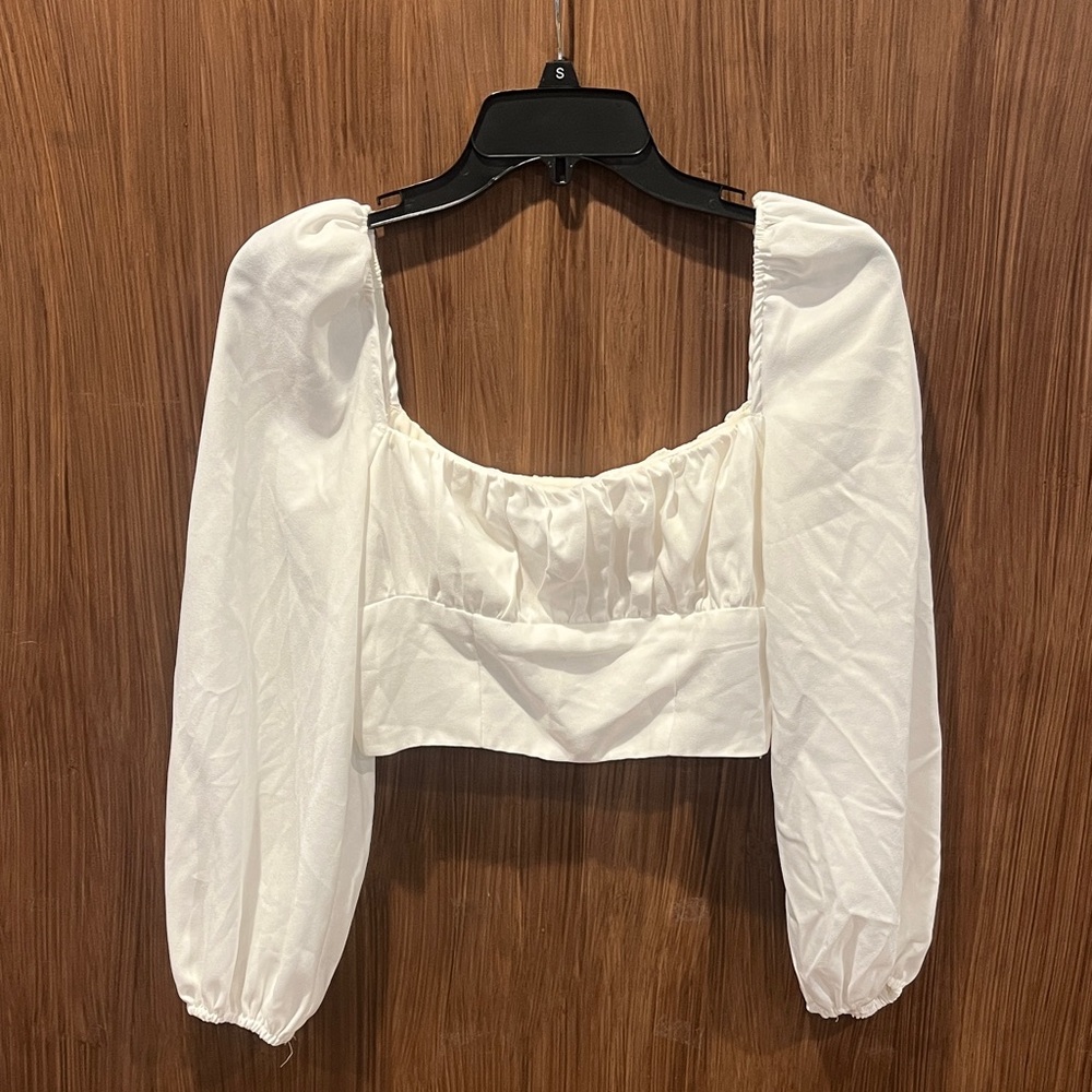 Princess Polly Long Sleeved Crop Top